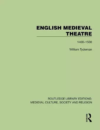 English Medieval Theatre cover