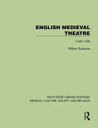 English Medieval Theatre cover