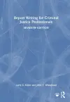 Report Writing for Criminal Justice Professionals cover