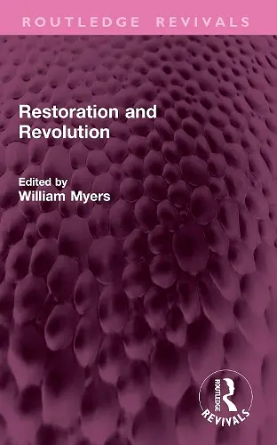 Restoration and Revolution cover