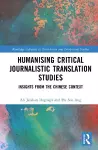 Humanising Critical Journalistic Translation Studies cover
