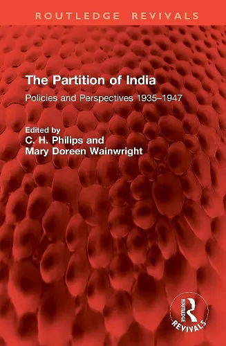 The Partition of India cover