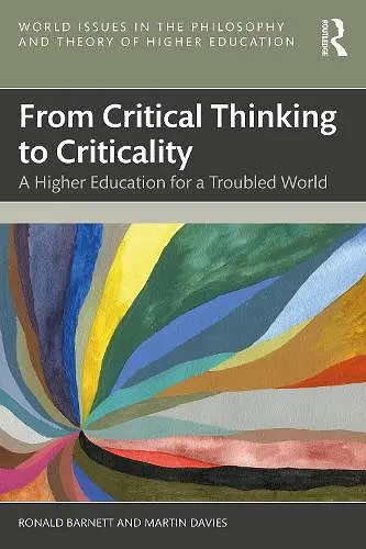 From Critical Thinking to Criticality cover