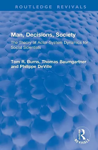 Man, Decisions, Society cover