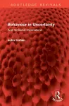 Behaviour in Uncertainty cover