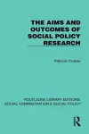 The Aims and Outcomes of Social Policy Research cover