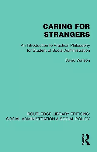 Caring for Strangers cover
