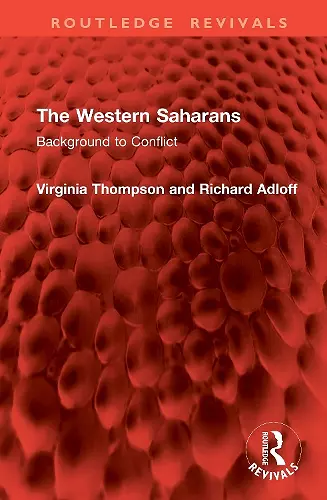 The Western Saharans cover
