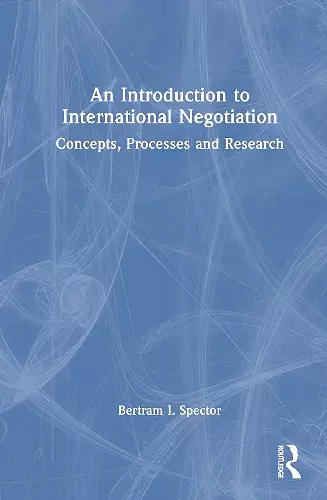 An Introduction to International Negotiation cover