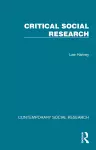 Critical Social Research cover