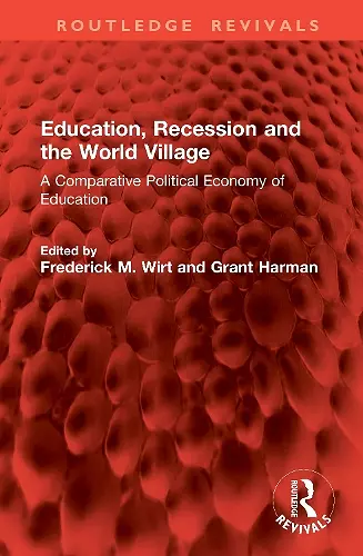 Education, Recession and the World Village cover