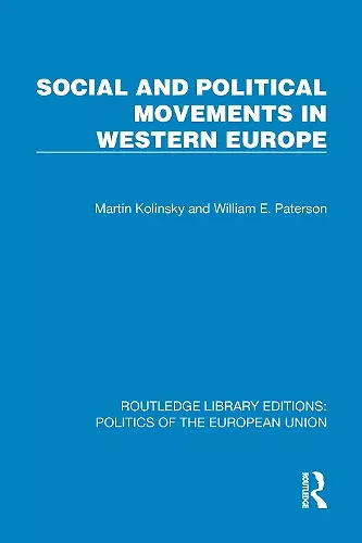 Social and Political Movements in Western Europe cover