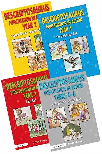 Descriptosaurus Punctuation in Action 4 Book Bundle cover