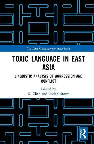 Toxic Language in East Asia cover