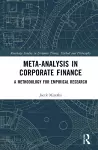 Meta-Analysis in Corporate Finance cover