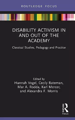 Disability Activism in and out of the Academy cover