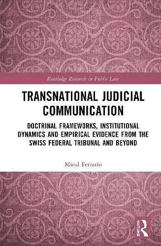 Transnational Judicial Communication cover