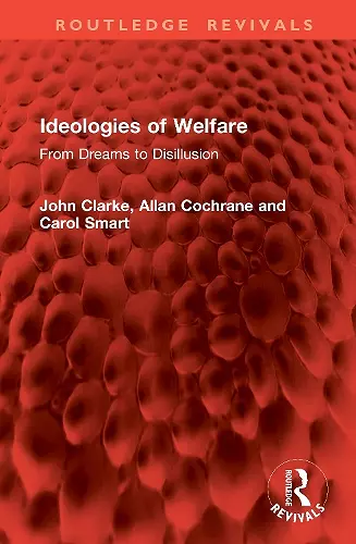 Ideologies of Welfare cover