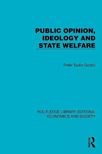Public Opinion, Ideology and State Welfare cover