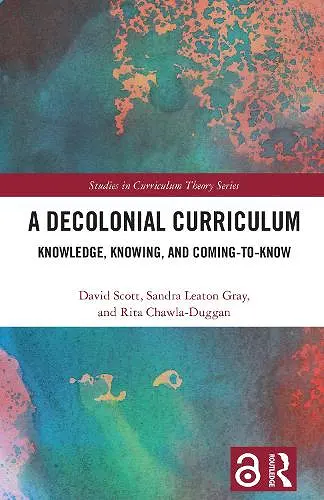 A Decolonial Curriculum cover