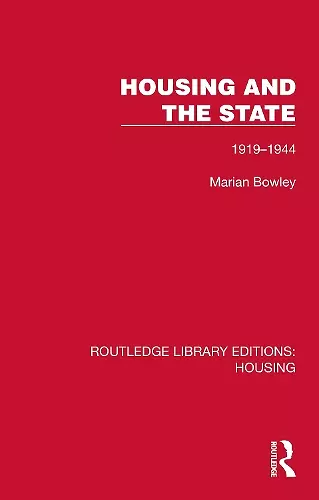 Housing and the State cover