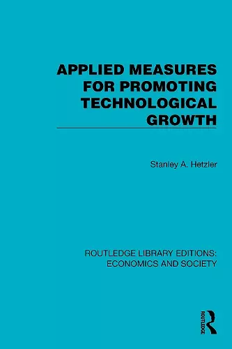 Applied Measures for Promoting Technological Growth cover