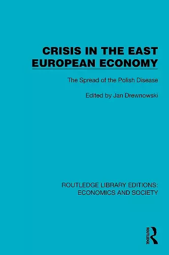 Crisis in the East European Economy cover