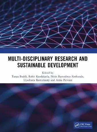 Multi-Disciplinary Research and Sustainable Development cover