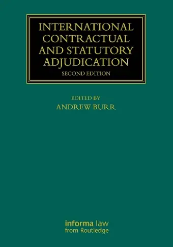 International Contractual and Statutory Adjudication cover
