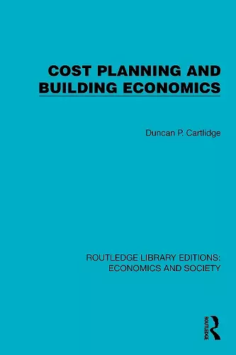 Cost Planning and Building Economics cover