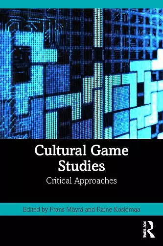 Cultural Game Studies cover