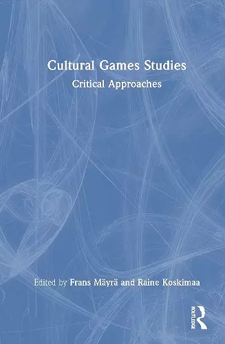 Cultural Game Studies cover