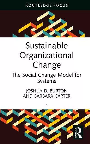 Sustainable Organizational Change cover
