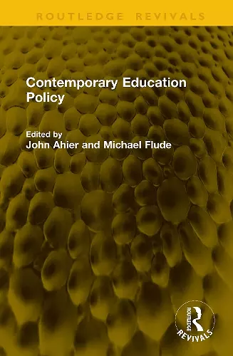 Contemporary Education Policy cover