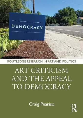 Art Criticism and the Appeal to Democracy cover