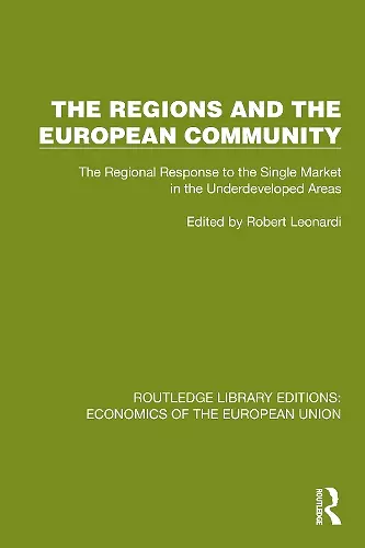 The Regions and the European Community cover