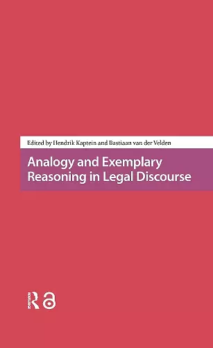 Analogy and Exemplary Reasoning in Legal Discourse cover