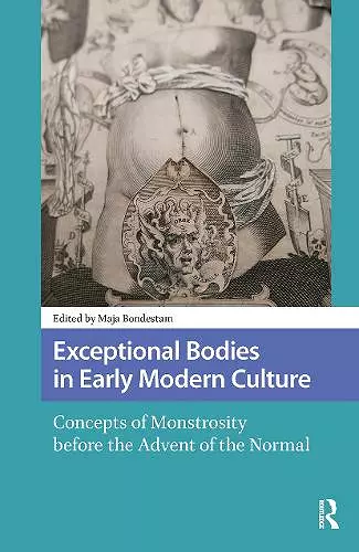 Exceptional Bodies in Early Modern Culture cover