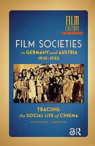 Film Societies in Germany and Austria 1910-1933 cover