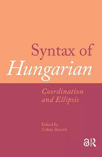 Syntax of Hungarian cover