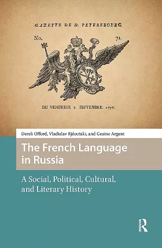 The French Language in Russia cover