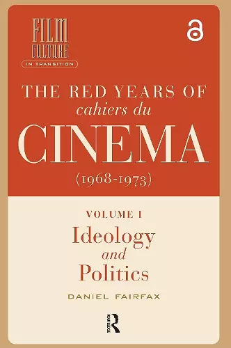 The Red Years of Cahiers du cinéma (1968-1973) cover