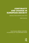 Continuity and Change in European Society cover