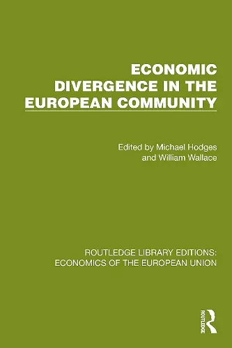 Economic Divergence in the European Community cover
