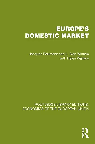 Europe's Domestic Market cover