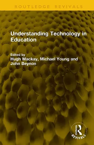 Understanding Technology in Education cover