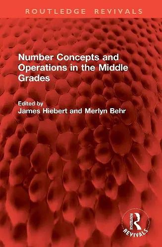 Number Concepts and Operations in the Middle Grades cover