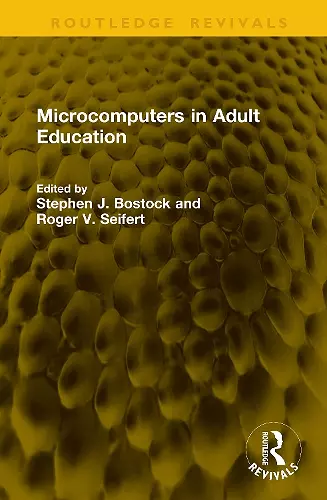 Microcomputers in Adult Education cover