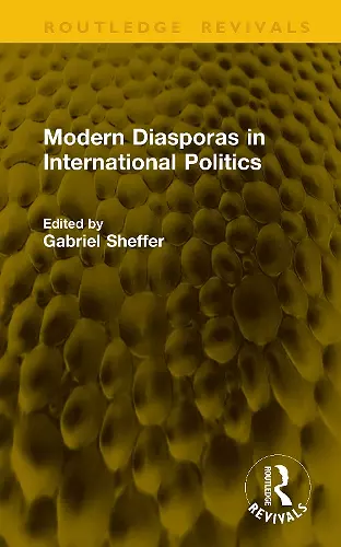 Modern Diasporas in International Politics cover
