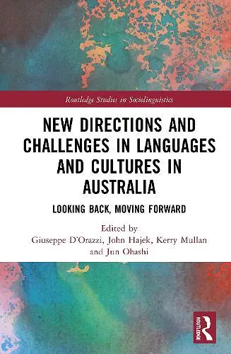 New Directions and Challenges in Languages and Cultures in Australia cover